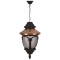 Modi Lighting BFE-68057-BSY Kahverengi/Siyah Boyalı Dış Mekan Aydınlatma E27 Aluminyum Polikarbon Cam 25cm