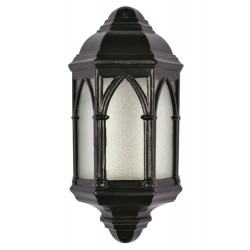 Modi Lighting BFE-68070-BSY-OP Siyah Boyalı Dış Mekan Aydınlatma E27 Aluminyum Polikarbon Cam 17cm