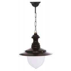 Modi Lighting BFE-68071-BSY-OP Siyah Boyalı Dış Mekan Aydınlatma E27 Aluminyum Polikarbon Cam 35cm