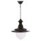Modi Lighting BFE-68071-BSY-OP Siyah Boyalı Dış Mekan Aydınlatma E27 Aluminyum Polikarbon Cam 35cm