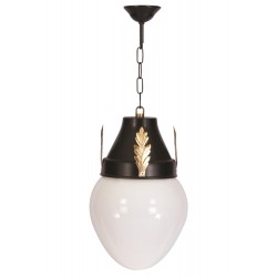 Modi Lighting BFE-68087-BSY-OP Sarı/Siyah Boyalı Dış Mekan Aydınlatma E27 Aluminyum Döküm Dip Akrilik Cam 25cm
