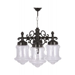 Modi Lighting BFE-68189-4BSY Siyah Boyalı Dış Mekan Aydınlatma E27 ABS Akrilik Cam 55cm