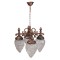 Modi Lighting BFE-68191-4BKR Kahverengi Boyalı Dış Mekan Aydınlatma E27 ABS Akrilik Cam 55cm