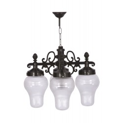 Modi Lighting BFE-68192-4BSY Siyah Boyalı Dış Mekan Aydınlatma E27 ABS Akrilik Cam 55cm