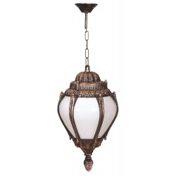 Modi Lighting BFE-68202-BKR-OP Kahverengi Boyalı Dış Mekan Aydınlatma E27 ABS Akrilik Cam 20cm