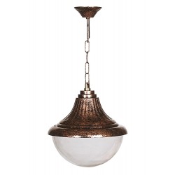 Modi Lighting BFE-68207-BKR Kahverengi Boyalı Dış Mekan Aydınlatma E27 ABS Polikarbon Cam 27cm