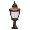 Modi Lighting BSU-68011-BSY-KOP Kahverengi/Siyah Boyalı Dış Mekan Aydınlatma E27 Aluminyum Polikarbon Cam 26cm