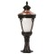 Modi Lighting BSU-68026-BSY-KOP Kahverengi/Siyah Boyalı Dış Mekan Aydınlatma E27 Aluminyum Polikarbon Cam 30cm