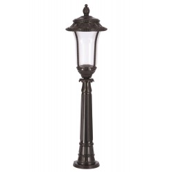 Modi Lighting BSU-68027-BSY-B Siyah Boyalı Dış Mekan Aydınlatma E27 Aluminyum Akrilik Cam 28cm