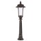 Modi Lighting BSU-68027-BSY-B Siyah Boyalı Dış Mekan Aydınlatma E27 Aluminyum Akrilik Cam 28cm
