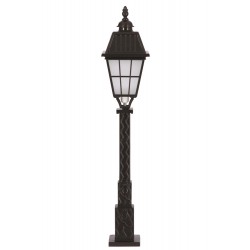 Modi Lighting BSU-68035-BSY-BOP Siyah Boyalı Dış Mekan Aydınlatma E27 Aluminyum Cam 23cm