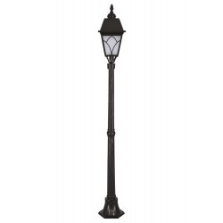 Modi Lighting BSU-68038-BSY-M2-OP Siyah Boyalı Dış Mekan Aydınlatma E27 Aluminyum Cam 23cm