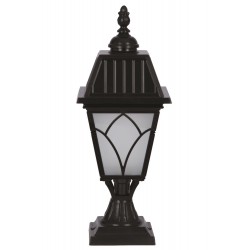 Modi Lighting BSU-68038-BSY-OP Siyah Boyalı Dış Mekan Aydınlatma E27 Aluminyum Cam 23cm