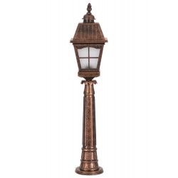 Modi Lighting BSU-68039-BKR-OP Kahverengi Boyalı Dış Mekan Aydınlatma E27 Aluminyum Cam 23cm