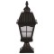 Modi Lighting BSU-68039-BSY-BOP Siyah Boyalı Dış Mekan Aydınlatma E27 Aluminyum Cam 23cm