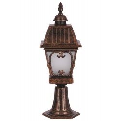 Modi Lighting BSU-68040-BKR-OP Kahverengi Boyalı Dış Mekan Aydınlatma E27 Aluminyum Cam 23cm