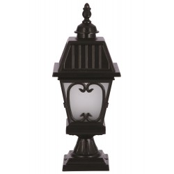 Modi Lighting BSU-68040-BSY-M2-OP Siyah Boyalı Dış Mekan Aydınlatma E27 Aluminyum Cam 23cm
