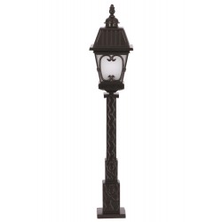 Modi Lighting BSU-68040-BSY-M3-OP Siyah Boyalı Dış Mekan Aydınlatma E27 Aluminyum Cam 23cm
