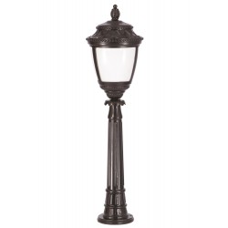 Modi Lighting BSU-68041-BSY-OP Siyah Boyalı Dış Mekan Aydınlatma E27 Aluminyum Polikarbon Cam 28cm