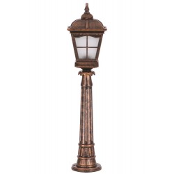 Modi Lighting BSU-68045-BKR-OP Kahverengi Boyalı Dış Mekan Aydınlatma E27 Aluminyum Cam 23cm