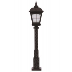 Modi Lighting BSU-68045-BSY-M2-OP Siyah Boyalı Dış Mekan Aydınlatma E27 Aluminyum Cam 23cm