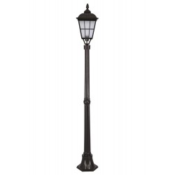 Modi Lighting BSU-68046-BSY-BOP Siyah Boyalı Dış Mekan Aydınlatma E27 Aluminyum Döküm Dip Cam 23cm