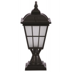 Modi Lighting BSU-68046-BSY-M1-OP Siyah Boyalı Dış Mekan Aydınlatma E27 Aluminyum Cam 23cm