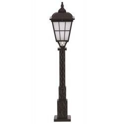 Modi Lighting BSU-68046-BSY-M3-OP Siyah Boyalı Dış Mekan Aydınlatma E27 Aluminyum Cam 23cm