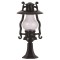 Modi Lighting BSU-68047-BSY-KOP Siyah Boyalı Dış Mekan Aydınlatma E27 Aluminyum Akrilik Cam 30cm
