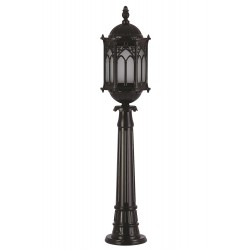 Modi Lighting BSU-68051-BSY-M1-OP Siyah Boyalı Dış Mekan Aydınlatma E27 Aluminyum Polikarbon Cam 20cm