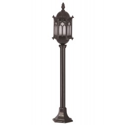 Modi Lighting BSU-68051-BSY-M3-OP Siyah Boyalı Dış Mekan Aydınlatma E27 Aluminyum Polikarbon Cam 15cm