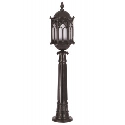 Modi Lighting BSU-68051-BSY-M4-OP Siyah Boyalı Dış Mekan Aydınlatma E27 Aluminyum Polikarbon Cam 15cm