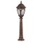 Modi Lighting BSU-68052-BKR Kahverengi Boyalı Dış Mekan Aydınlatma E27 Aluminyum Polikarbon Cam 25cm