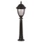Modi Lighting BSU-68053-BSY-B Siyah Boyalı Dış Mekan Aydınlatma E27 Aluminyum Döküm Dip Polikarbon Cam 25cm