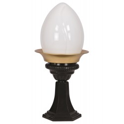 Modi Lighting BSU-68058-BSA-OP Sarı/Siyah Boyalı Dış Mekan Aydınlatma E27 Aluminyum Akrilik Cam 22cm