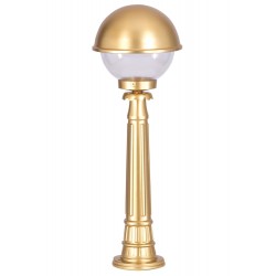 Modi Lighting BSU-68060-BSA-BOP Sarı Boyalı Dış Mekan Aydınlatma E27 Aluminyum Polikarbon Cam 30cm