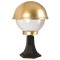 Modi Lighting BSU-68060-BSY-M3-KOP Sarı/Siyah Boyalı Dış Mekan Aydınlatma E27 Aluminyum Polikarbon Cam 30cm