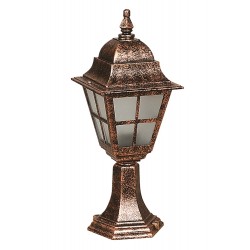 Modi Lighting BSU-68062-BKR-M1-OP Kahverengi Boyalı Dış Mekan Aydınlatma E27 Aluminyum Polikarbon Cam 18cm