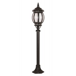 Modi Lighting BSU-68063-BSY-M2-B Siyah Boyalı Dış Mekan Aydınlatma E27 Aluminyum Döküm Dip Polikarbon Cam 20cm