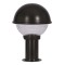 Modi Lighting BSU-68064-BSY-M1-K Siyah Boyalı Dış Mekan Aydınlatma E27 Aluminyum Polikarbon Cam 30cm
