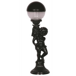 Modi Lighting BSU-68072-BSY Siyah Boyalı Dış Mekan Aydınlatma E27 Aluminyum Akrilik Cam 20cm