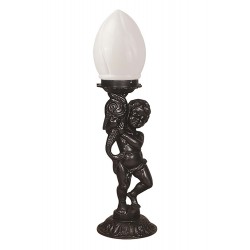 Modi Lighting BSU-68075-BSY-OP Siyah Boyalı Dış Mekan Aydınlatma E27 Aluminyum Akrilik Cam 20cm