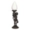 Modi Lighting BSU-68076-BSY-OP Siyah Boyalı Dış Mekan Aydınlatma E27 Aluminyum Akrilik Cam 20cm