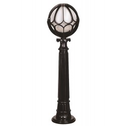 Modi Lighting BSU-68079-BSY-M1-BOP Siyah Boyalı Dış Mekan Aydınlatma E27 Aluminyum Polietilen Cam 30cm