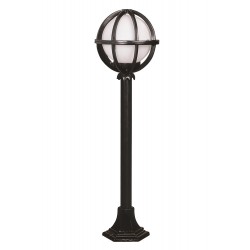 Modi Lighting BSU-68079-BSY-M2-BOP Siyah Boyalı Dış Mekan Aydınlatma E27 Aluminyum Polietilen Cam 30cm
