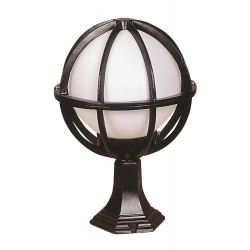Modi Lighting BSU-68079-BSY-M2-KOP Siyah Boyalı Dış Mekan Aydınlatma E27 Aluminyum Polietilen Cam 30cm