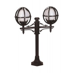 Modi Lighting BSU-68080-2BSY-OP Siyah Boyalı Dış Mekan Aydınlatma E27 ABS Polietilen Cam 60x20cm