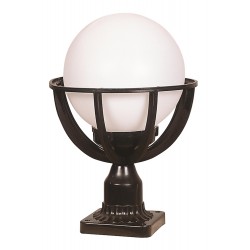 Modi Lighting BSU-68080-BSY-M5-KOP Siyah Boyalı Dış Mekan Aydınlatma E27 ABS Polietilen Cam 23cm