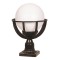Modi Lighting BSU-68080-BSY-M5-KOP Siyah Boyalı Dış Mekan Aydınlatma E27 ABS Polietilen Cam 23cm