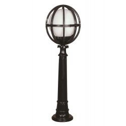 Modi Lighting BSU-68080-BSY-M6-BOP Siyah Boyalı Dış Mekan Aydınlatma E27 ABS Polietilen Cam 30cm